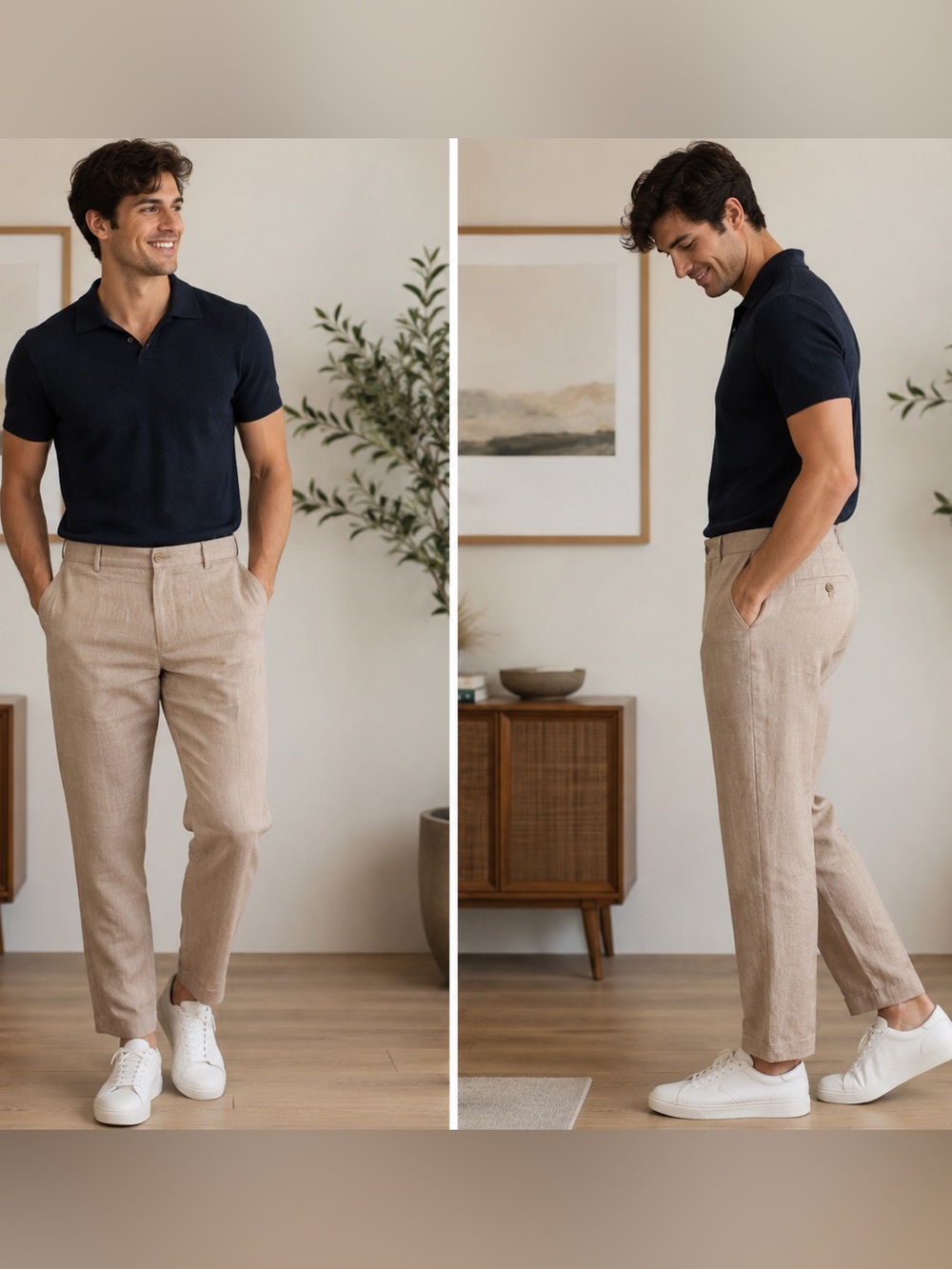$80 NWT Banana Republic Modern Fit Pants – Men’s 35x30 100% cotton khaki/tan